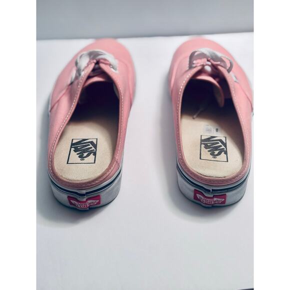 Women’s Vans Classic Authentic Mule Slip on Sneakers powder pink canvas- size 9 - Picture 3 of 9